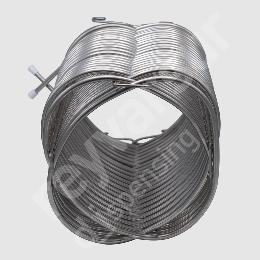 V200 stainless steel cooler with coil - Reyvarsur
